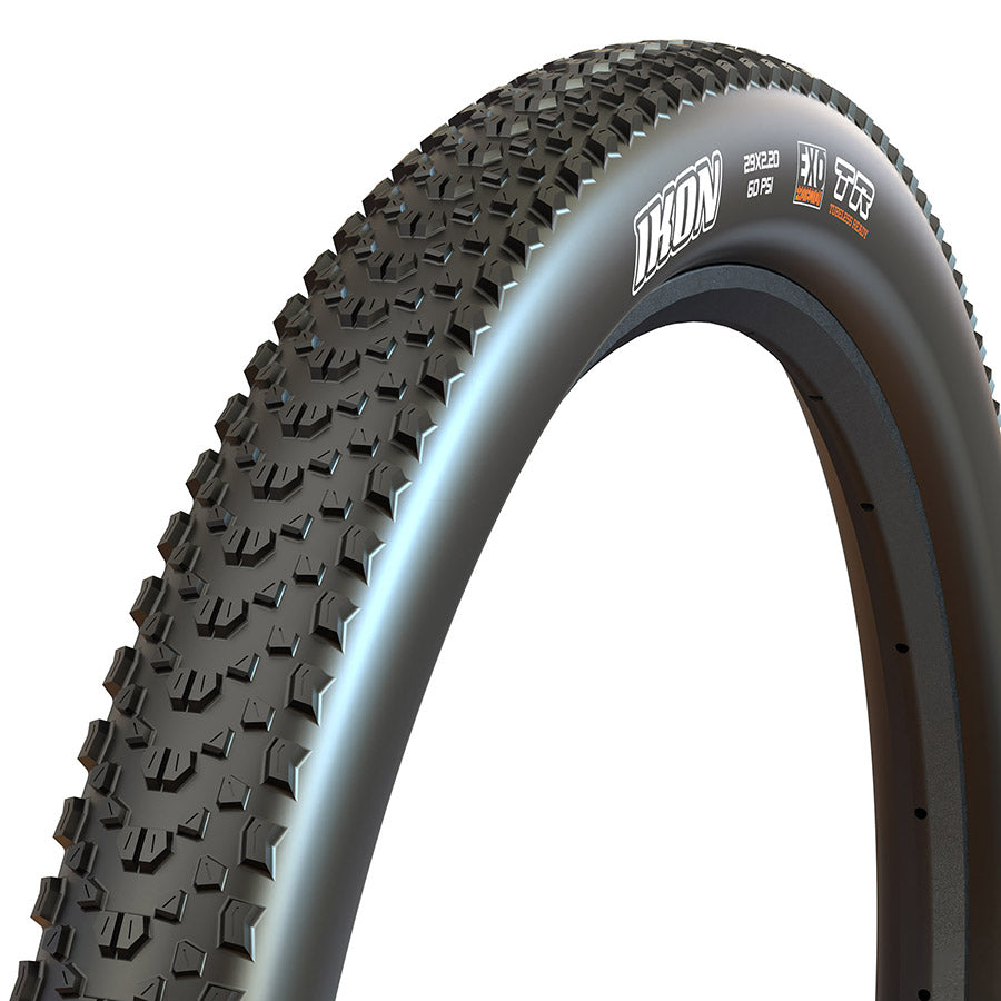 Maxxis, Ikon, 26"x2.20, Wire Clincher, 60 TPI, Black, Tire