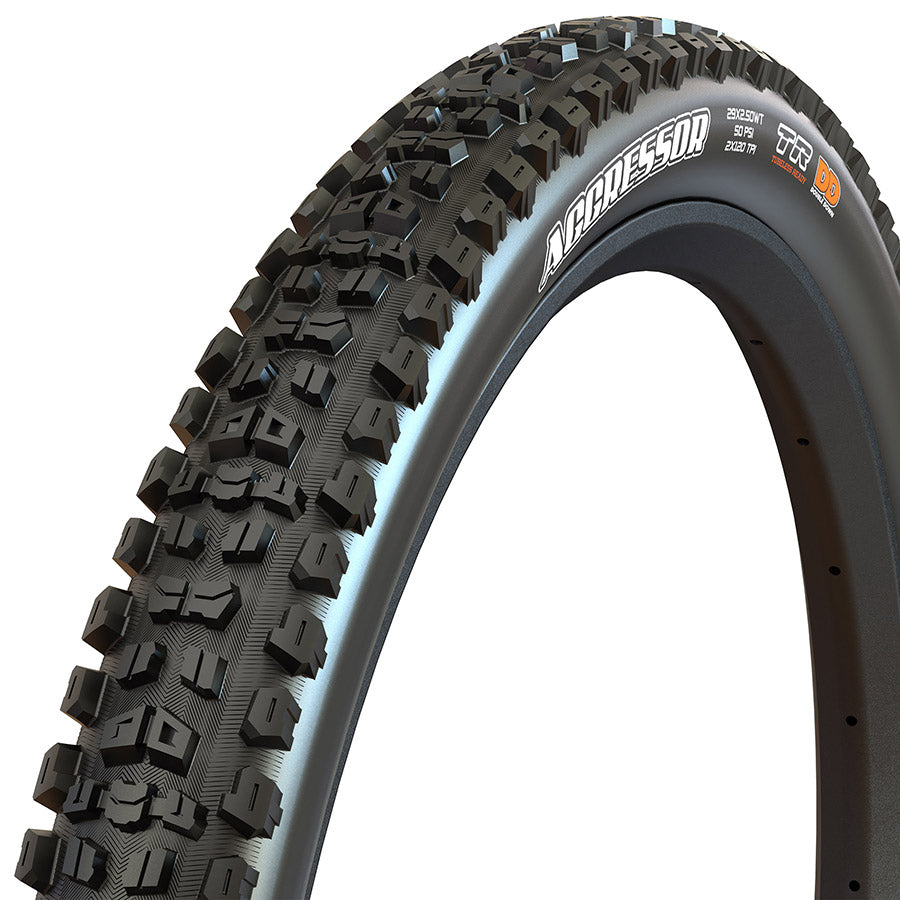 Maxxis, Aggressor, 26"x2.30 Folding, Tubeless Ready, Dual, EXO, 60TPI, Black, Tire