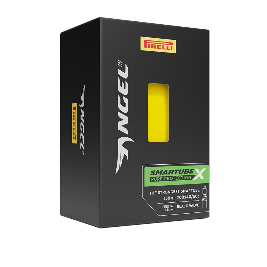 PIRELLI, Angel SmarTUBE X, Tube, Schrader, Length: 42mm, 700C, 42-62c