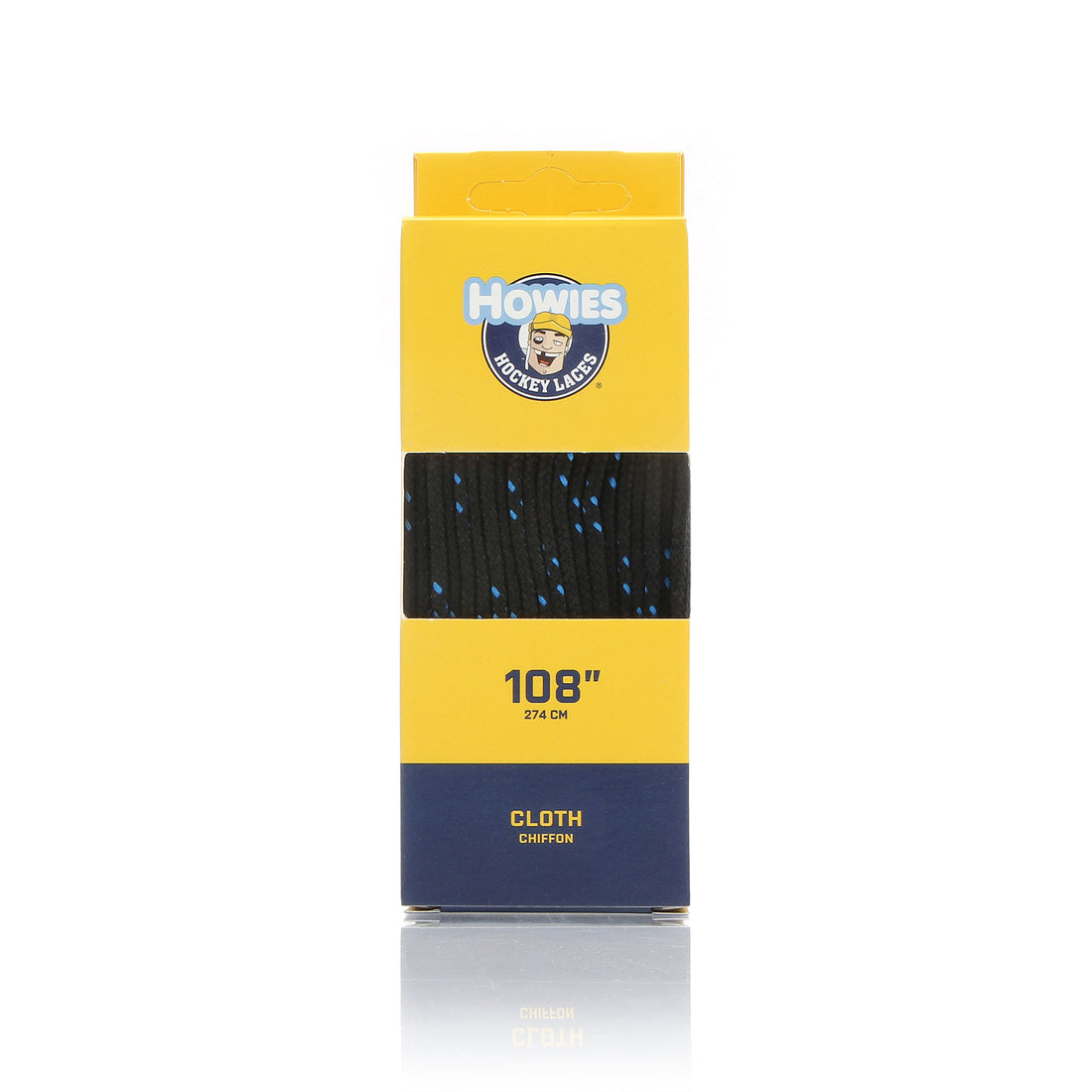 Howies Black Cloth Hockey Skate Laces