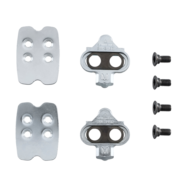 Shimano, SM-SH56 SPD Cleat Set (Pair), Multi-release w/ Cleat Nut